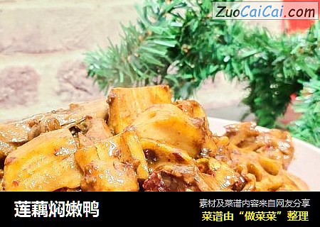 莲藕焖嫩鸭