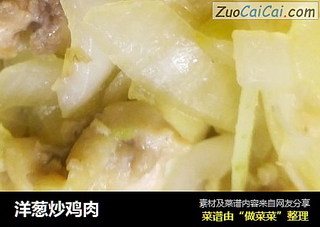 洋葱炒鸡肉