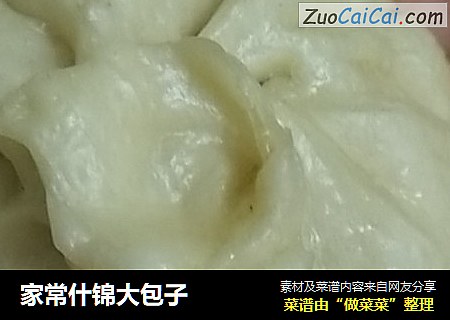 家常什锦大包子