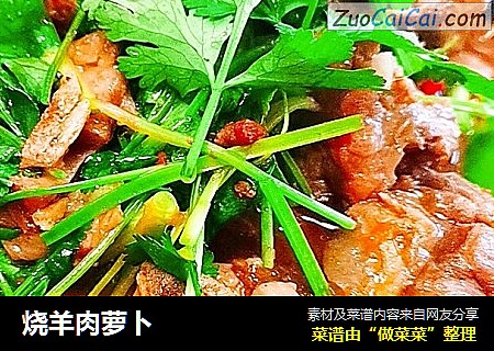 烧羊肉萝卜