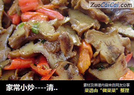 家常小炒----清炒香螺头