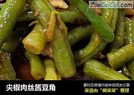 尖椒肉丝酱豆角