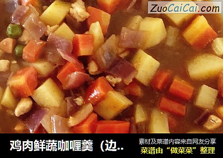 鸡肉鲜蔬咖喱羹（边角料做大餐）