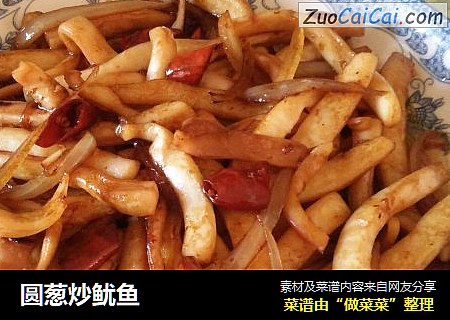 圆葱炒鱿鱼