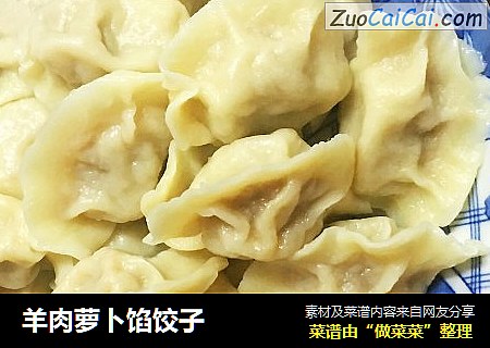 羊肉萝卜馅饺子