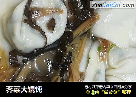 荠菜大馄饨
