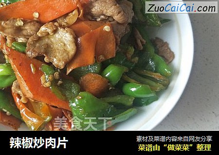辣椒炒肉片