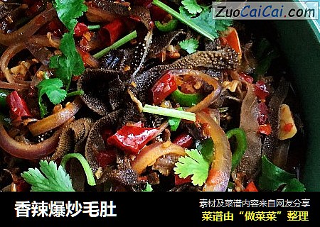 香辣爆炒毛肚