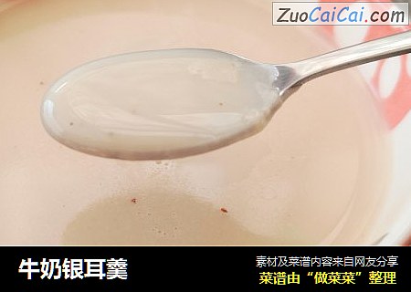 牛奶银耳羹