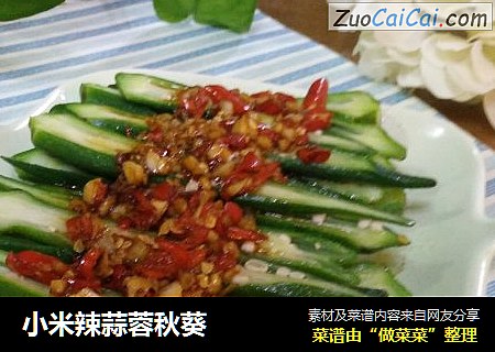 小米辣蒜蓉秋葵