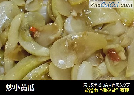 炒小黄瓜