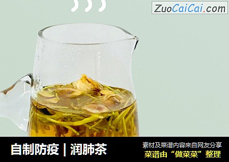 自制防疫|润肺茶