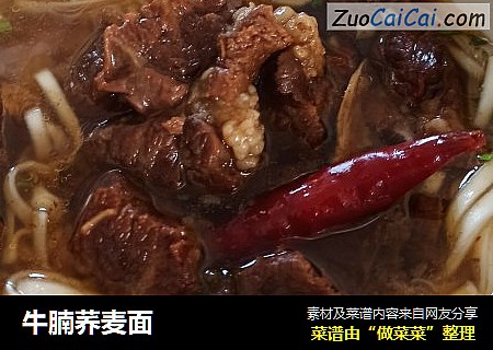 牛腩荞麦面