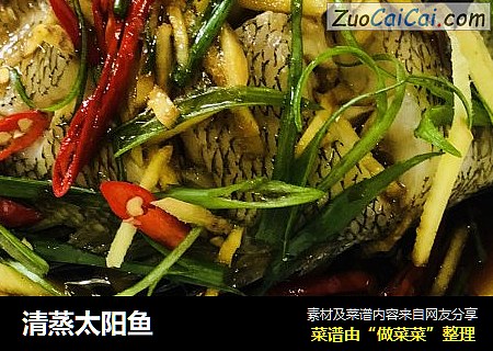 清蒸太阳鱼
