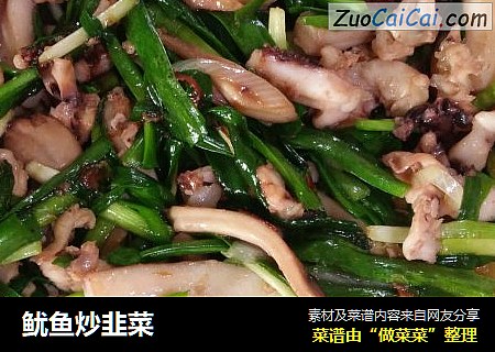 鱿鱼炒韭菜
