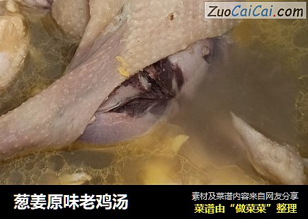 葱姜原味老鸡汤