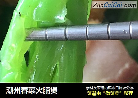 潮州春菜火腩煲