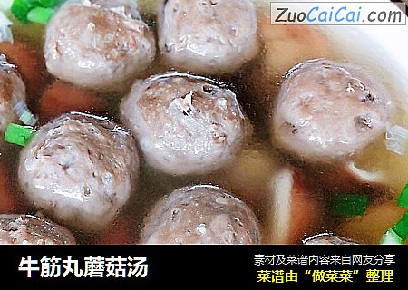 牛筋丸蘑菇汤