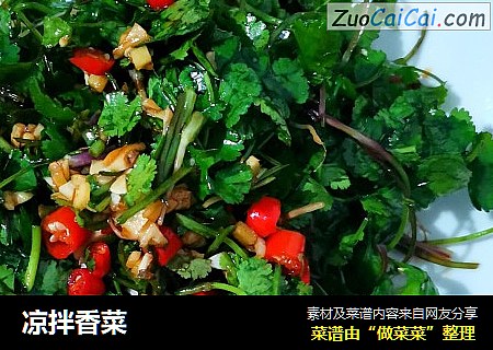 凉拌香菜