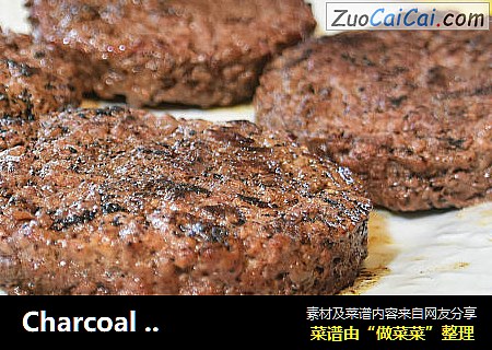 Charcoal Grill 木炭烧烤汉堡牛肉饼