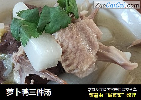 萝卜鸭三件汤