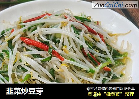 韭菜炒豆芽
