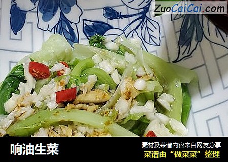 响油生菜