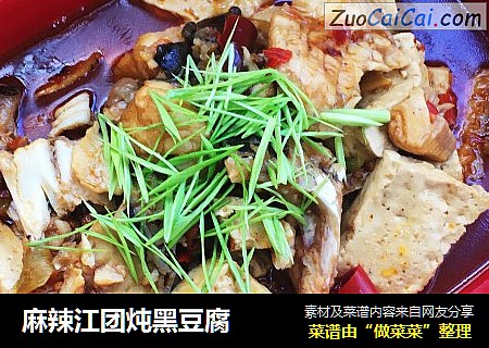 麻辣江团炖黑豆腐