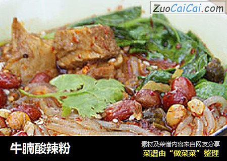 牛腩酸辣粉