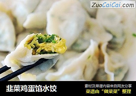韭菜鸡蛋馅水饺