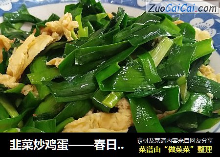 韭菜炒鸡蛋——春日美味