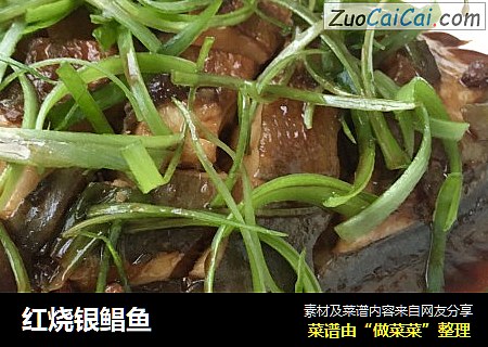 红烧银鲳鱼
