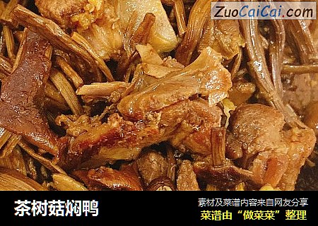 茶树菇焖鸭