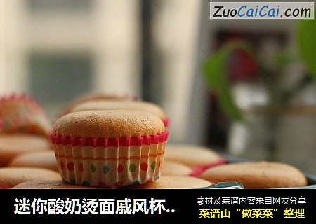 迷你酸奶烫面戚风杯子蛋糕