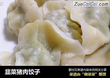 韭菜猪肉饺子