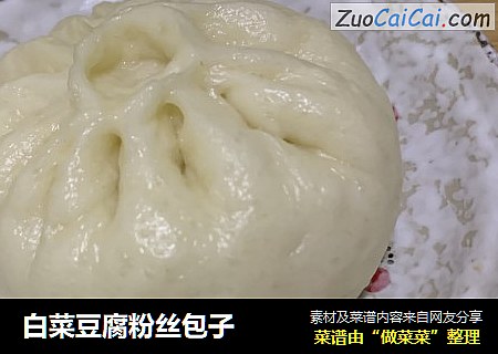 白菜豆腐粉丝包子