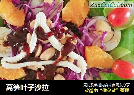 莴笋叶子沙拉