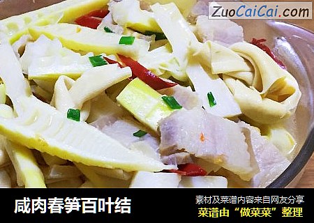咸肉春笋百叶结