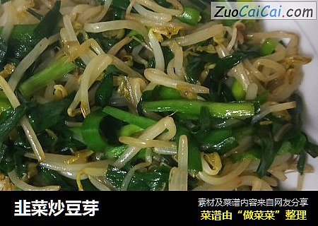 韭菜炒豆芽