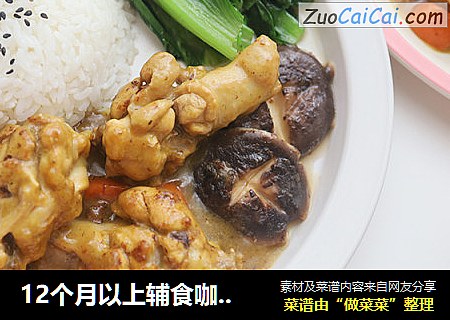 12个月以上辅食咖喱鸡腿饭