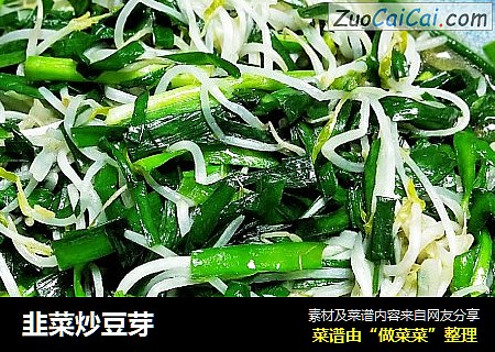 韭菜炒豆芽