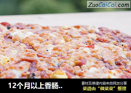  12个月以上香肠披萨