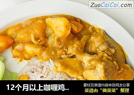 12个月以上咖喱鸡肉饭