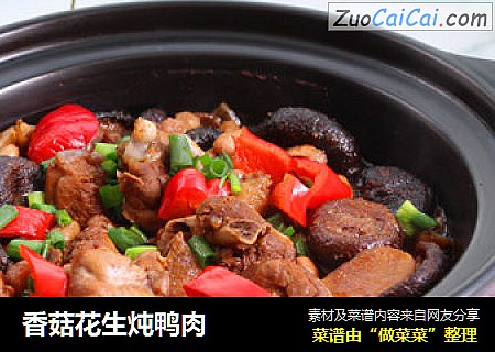 香菇花生炖鸭肉