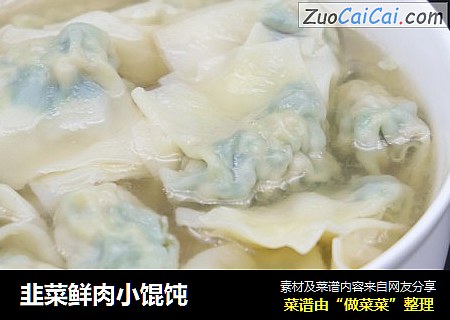 韭菜鲜肉小馄饨