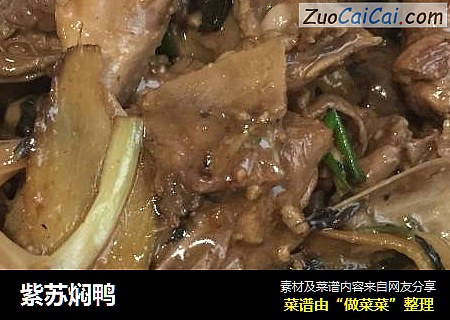 紫苏焖鸭