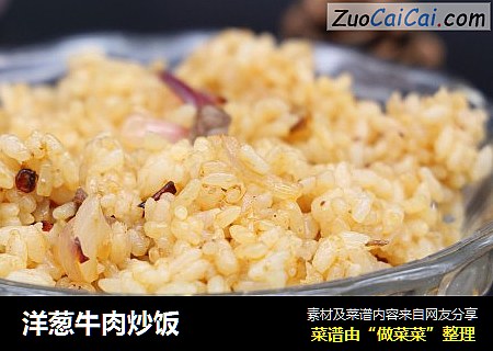 洋葱牛肉炒饭