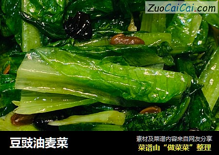 豆豉油麦菜