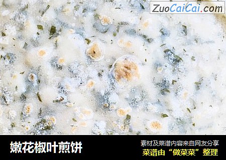嫩花椒叶煎饼