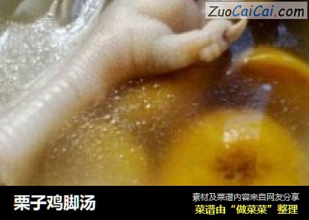 栗子鸡脚汤